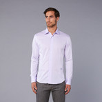 Just Cavalli Woven Cutaway Collar Shirt // Lavender (US: 45)