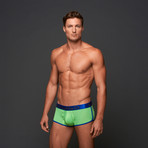 Gigo Sheen Boxer Short // Green (Medium (30"-32"))