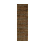 Woven Bands // Brown (3'6" x 5'6")