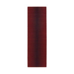 Gradient Stripe // Garnet (2' x 2'9")