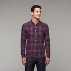 Heritage Slim Fit Button-Up // Red Plaid (S)
