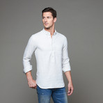 Norman Russell // Russell Popover Button Down // Natural (L)