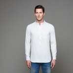 Norman Russell // Russell Popover Button Down // Natural (M)