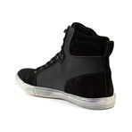 JOE'S Jeans // Jumps High Top Leather Sneaker // Black (US: 10.5)