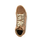 Jumps High Top Leather Sneaker // Tan (US: 10)