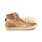Jumps High Top Leather Sneaker // Tan (US: 9.5)