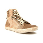 Jumps High Top Leather Sneaker // Tan (US: 8.5)