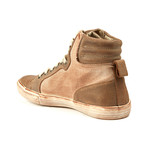 Jumps High Top Leather Sneaker // Tan (US: 7)