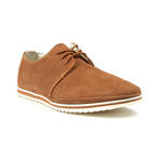 JOE'S Jeans // Relax Perforated Lace-Up Suede // Camel (US: 8.5)