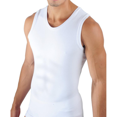 The 6-Pack Tank // White (XS)