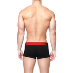 2-Pack Solid Brazilian Microfiber Trunks // Red (M)