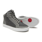 Russell 07 // Charcoal Leather Wool (US: 11.5)