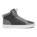 Russell 07 // Charcoal Leather Wool (US: 8.5)