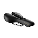 Leather Respiro Athletic Unisex Saddle + Gel Seat Cover