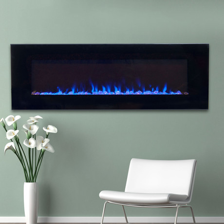 Northwest LED Electric Fireplace + Remote // Fire & Ice