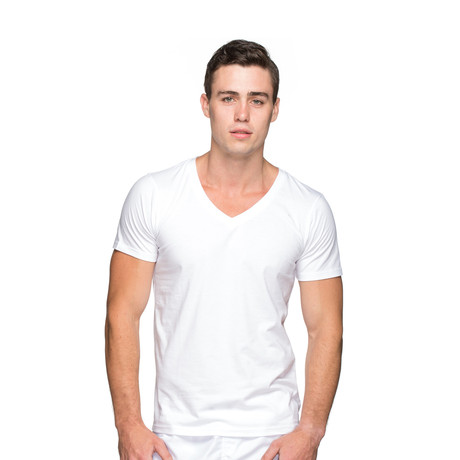 Classic V-Neck T-Shirt // White (XS)