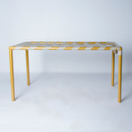 Manja Bench (Sahara Gold Frame)