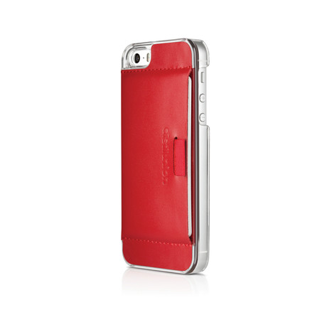 Wally Case // Clear + Red // iPhone 5/5S