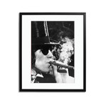 Keith Richards Smoking (12" x 16")