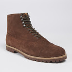 Bobbie Burns // Edward Suede Lace-Up Cap-Toe Boot // Chocolate Brown (Euro: 38.5)