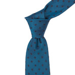 Italian Silk Tie // Blue Star