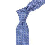 Versace // Italian Silk Tie // Dark Blue Box