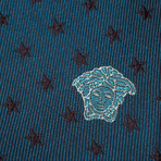 Italian Silk Tie // Blue Star