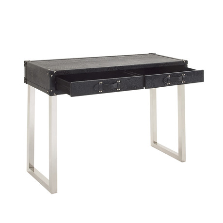 Leather Console Table