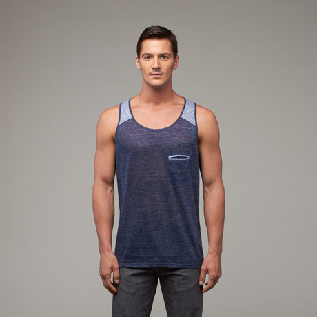 Gibson Dropped Tail Tank // Midnight Navy (XS)