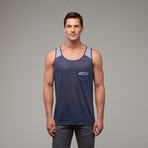 Gibson Dropped Tail Tank // Midnight Navy (XL)