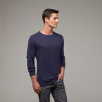Organic Linen Tee // Dress Blue (M)