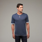 Simon Double Knit Jersey Tee // Midnight Navy (M)