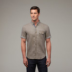 Moreno Rolled Sleeve Button Down // Moon Rock (M)