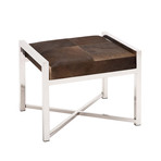 Cowhide Stool (Brown)