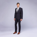 Hugo Boss // Huge/Genius Wool 2-Piece Suit // Navy Check (US: 38R / 30"-32" Waist)