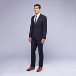 Hugo Boss // James/Sharp 2-Piece Suit // Navy Microcheck (US: 42R / 34"-35" Waist)