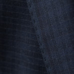 Hugo Boss // Huge/Genius Wool 2-Piece Suit // Navy Check (US: 42R / 34"-35" Waist)