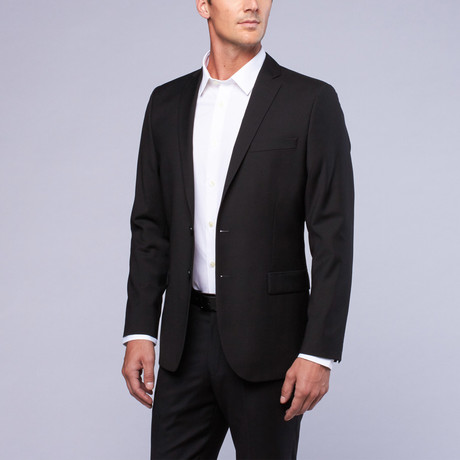 Levinas // Notch Lapel Blazer // Black (US: 44R)