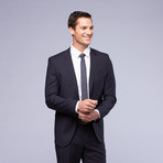 Hugo Boss // Huge/Genius Wool 2-Piece Suit // Navy Check (US: 44R / 35"-36" Waist)