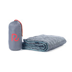 Rumpl Blanket // Charcoal + Cyan (Size: Throw)