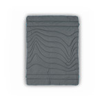 Rumpl Blanket // Charcoal + Cyan (Size: Throw)