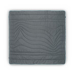 Rumpl Blanket // Charcoal + Cyan (Size: Throw)