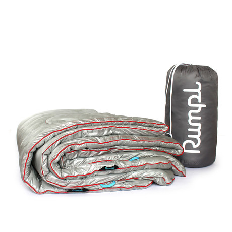 Rumpl Blanket // Fog + Red