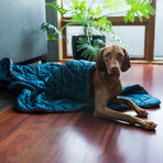 Rumpl Blanket // Deepwater + Red (Size: Throw)