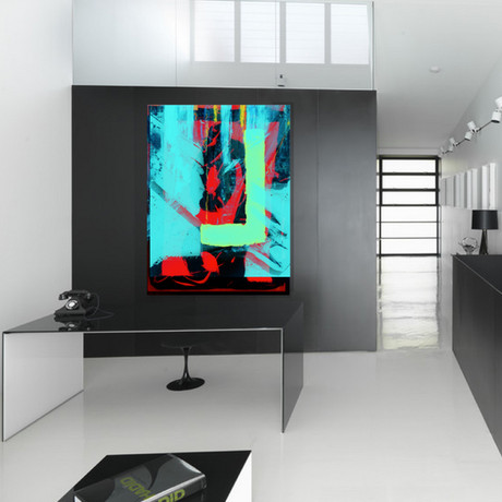 Woho // Blue (24" x 30")