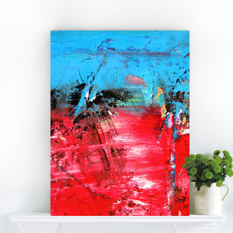 Downward Dunk (24" x 30")