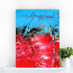 Downward Dunk (24" x 30")