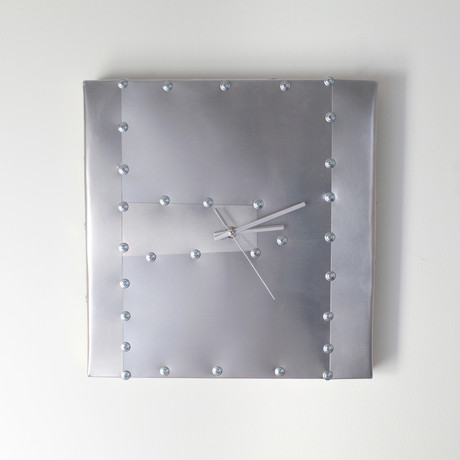Deco Clock // Aluminum