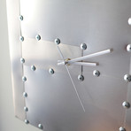 Deco Clock // Aluminum