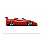 F40 LM Profile Series (Red)